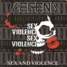 legend - sex and violence CD 1991 prayerwing sixty nine music 11 tracks used near mint 90001-2 legend - sex and violence CD 1991 prayerwing sixty nine music 11 tracks used near mint 90001-2