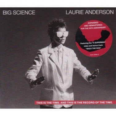 laurie anderson - big science CD enhanced digipak 2007 nonesuch new factory-sealed 130428-2