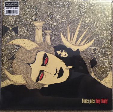 Blues Pills - Holy Moly LP 2020 nuclear blast records NB5491 ltd ed mustard w black swirl new