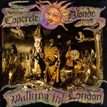 concrete blonde - walking in london CD 1992 I.R.S. 10 tracks like new X2-13137