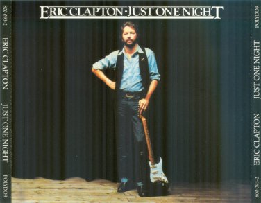 eric clapton - just one night CD 2-discs polydor polygram montgrove near mint 800 093-2