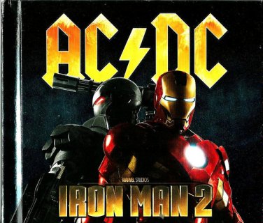 AC/DC - iron man 2 CD + DVD 2-discs digibook 2010 columbia marvel like new 88697 60952 2