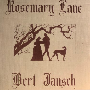 bert jansch - rosemary lane CD textured slipcase 2001 sanctuary castle music remastered new CMRCD335