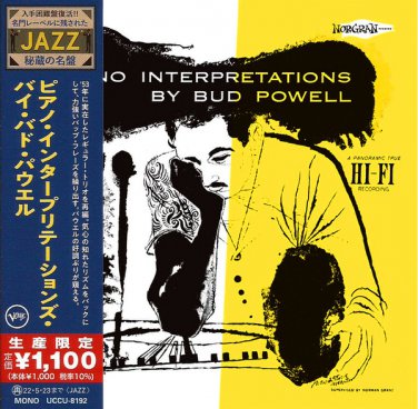 bud powell - piano interpretations CD 2021 verve japanese limited edition new UCCU-8192