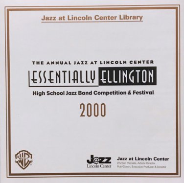 jazz at lincoln center: essentially ellington 2000 CD warner 7 tracks like new PP2347