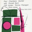 paul chambers quintet w/ donald byrd cliff jordan tommy flanagan elvin jones CD blue note like new paul chambers quintet w/ donald byrd cliff jordan tommy flanagan elvin jones CD blue note like new