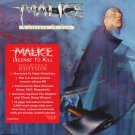 malice - license to kill collector's edition CD 2018 rock candy 9 tracks new factory-sealed CANDY353