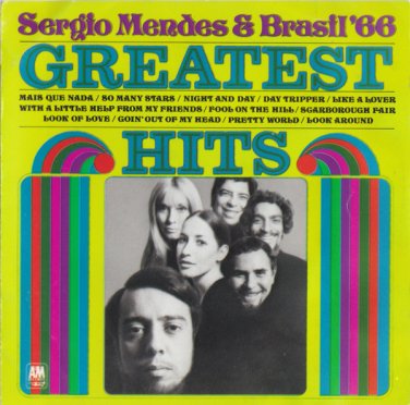 sergio mendes & brasil '66 - greatest hits CD A&M 12 tracks like new CD 3258