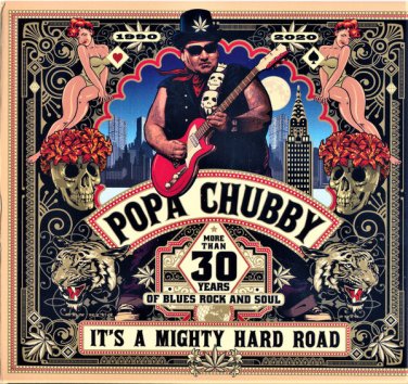 popa chubby - it's a mighty hard road CD tri-fold cardsleeve 2020 dixiefrog EU new DFGCD 8811