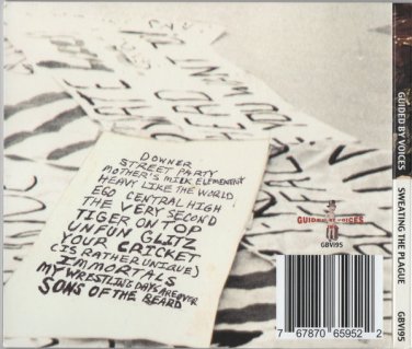 guided by voices - sweating the plague CD digipak 2019 guided by voices inc new GBVi95