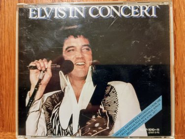elvis presley - elvis in concert CD 2-discs 1988 RCA made in japan like new w/o obi 4R25P-1010-11