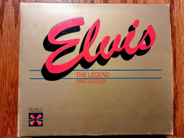 elvis presley - elvis the legend: first edition 3CDs limited edition No. 438 RCA used near mint
