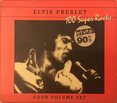 elvis presley - 100 super rocks CD 4-discs boxset 1992 RCA like new VCD47176