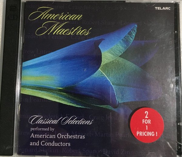 american masters: classical selections - various 2CDs 2003 telarc like new 2CD-80606