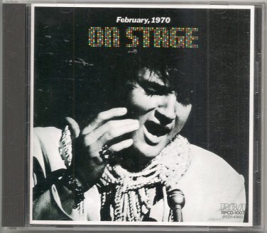 elvis presley - on stage february, 1970 CD RCA 1985 made in japan 10 tracks like new RPCD-1007
