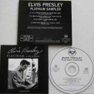 elvis presley - platinum a life in music sampler CD 1997 RCA bmg 3 tracks like new RDJ-67529-2