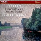debussy: Préludes Ⅱ & Images Ⅱ - claudio arrau CD 1987 philips germany like new 420 394-2