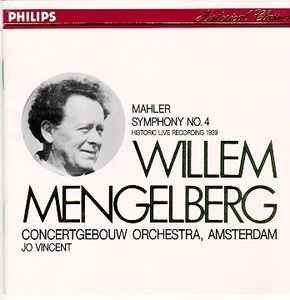 mahler: symphony no. 4 - jo vincent / mengelberg / concertgebouw orchestra amsterdam CD philips