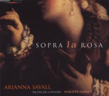 sopra la rosa - arianna savall, ricercar consort, philippe pierlot CD 2002 mirare used MIR 9931