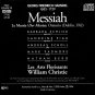 handel: messiah - les arts florissants / christie CD 2-discs 1994 harmonia mundi used HMC 901498.99