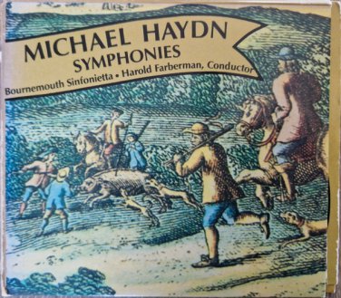 michael Haydn symphonies no. 30, 22 & 41 bournemouth sinfonietta harold farberman CD 1986 moss music