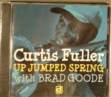 curtis fuller with brad goode - up jumped spring CD 2004 delmark like new barcode punched DG-550