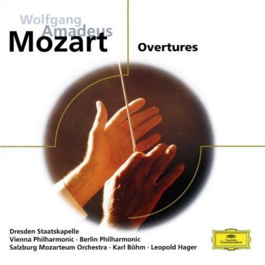 mozart: overtures - dresden staatskapelle, vienna phil, berlin phil, salzburg mozarteum orch CD DG