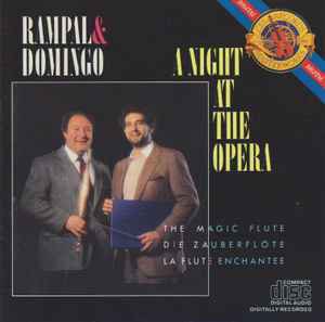 rampal & domingo - a night at the opera CD 1986 CBS masterworks 8 tracks like new MK 42100