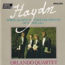 haydn: string quartets op. 76, nos. 4&6 - orlando quartet CD 1982 philips germany like new 410 053-2