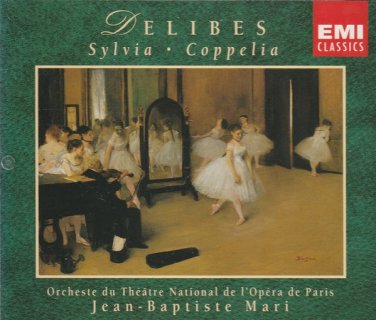 leo delibes: Sylvia / Coppelia - jean-baptiste mari CD 2-discs emi like new CDZB 7 67208 2