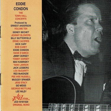 eddie condon - town hall concerts volume ten CD 2-discs 1995 jazzology new JCD-1019/1020