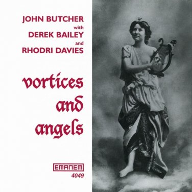 John Butcher With Derek Bailey And Rhodri Davies &acirc;�� Vortices And Angels CD 2001 emanem uk new 4049