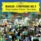 mahler: symphonie no.9 - chicago symphony orchestra, boulez CD 1998 DG BMG Direct like new