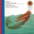 debussy: la mer, nocturnes - michael tilson thomas, philadelphia orch, ambrosian singers CD 1988 cbs