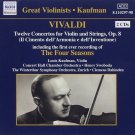 vivaldi: twelve concertos for violin and strings op.8 including four seasons - kaufman 2CDs naxos vivaldi: twelve concertos for violin and strings op.8 including four seasons - kaufman 2CDs naxos