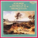 schubert impromptus op.90 & momentis musicaux op.94 - gulda CD 1987 price-less mint