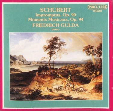 schubert impromptus op.90 & momentis musicaux op.94 - gulda CD 1987 price-less mint