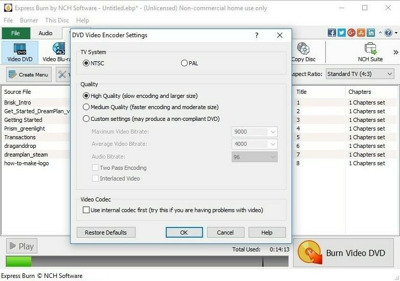 Express Burn Disc CD, DVD & BluRay Burning Software