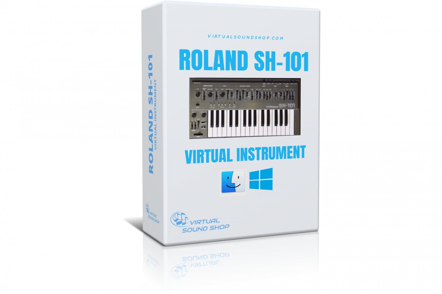 Roland SH-101 Emulation Virtual Instrument VST Synthesizer Software