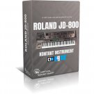 Roland JD-800 Kontakt Library NKI Virtual Instrument Software