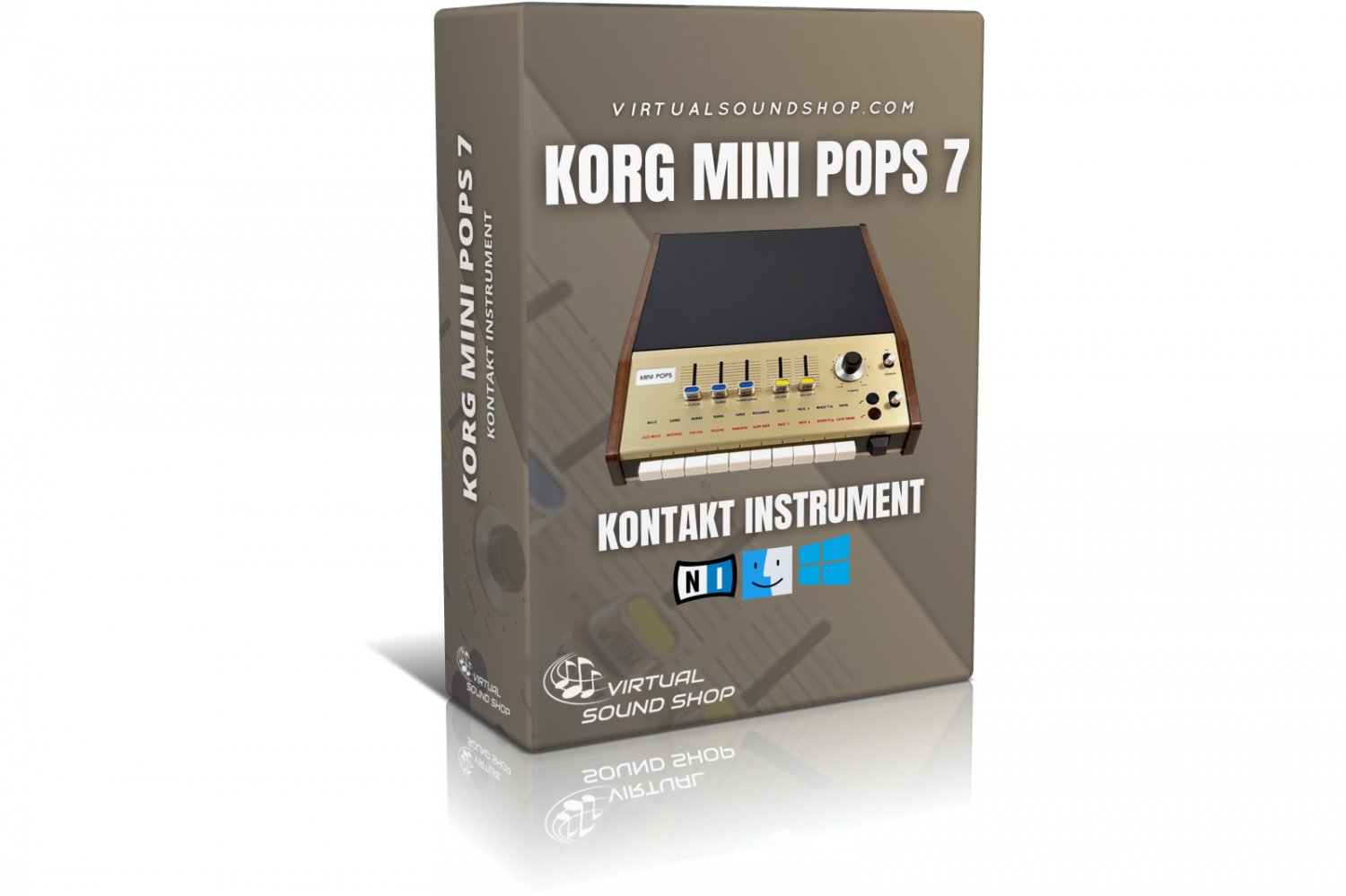 Korg Mini Pops 7 Kontakt Library NKI Virtual Instrument Software