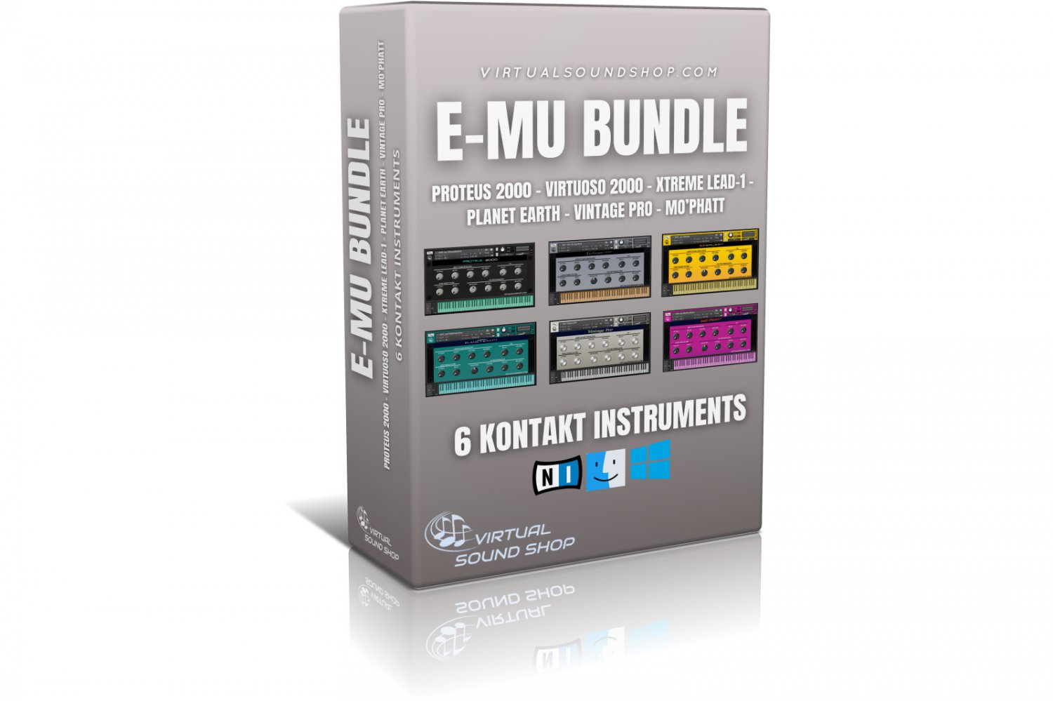 E-MU Systems Bundle Kontakt Library NKI Virtual Instrument Software