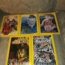 5 1999 National Geographic Magazines Lot Aug Sept Oct Nov Dec Issues Free Ship
