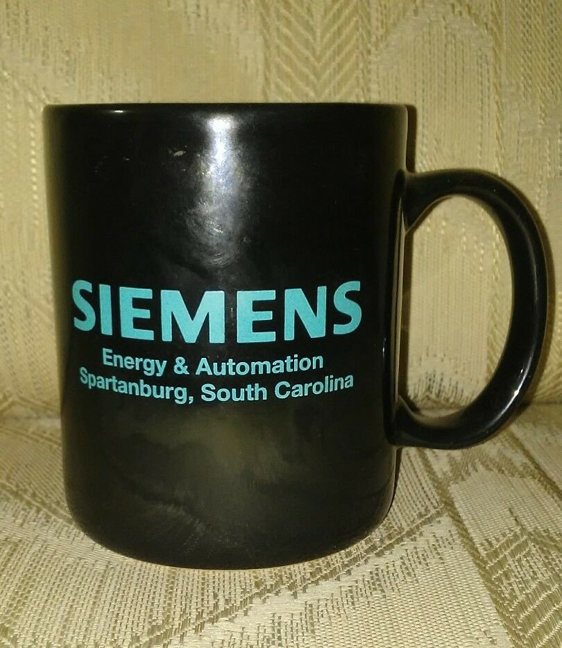 Siemens Busway Coffee Mug Spartanburg SC South Carolina Black Energy