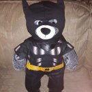 Build A Bear Workshop Batman Plush Gray W Costume Hood Mask Boots 2015 BAB 19"