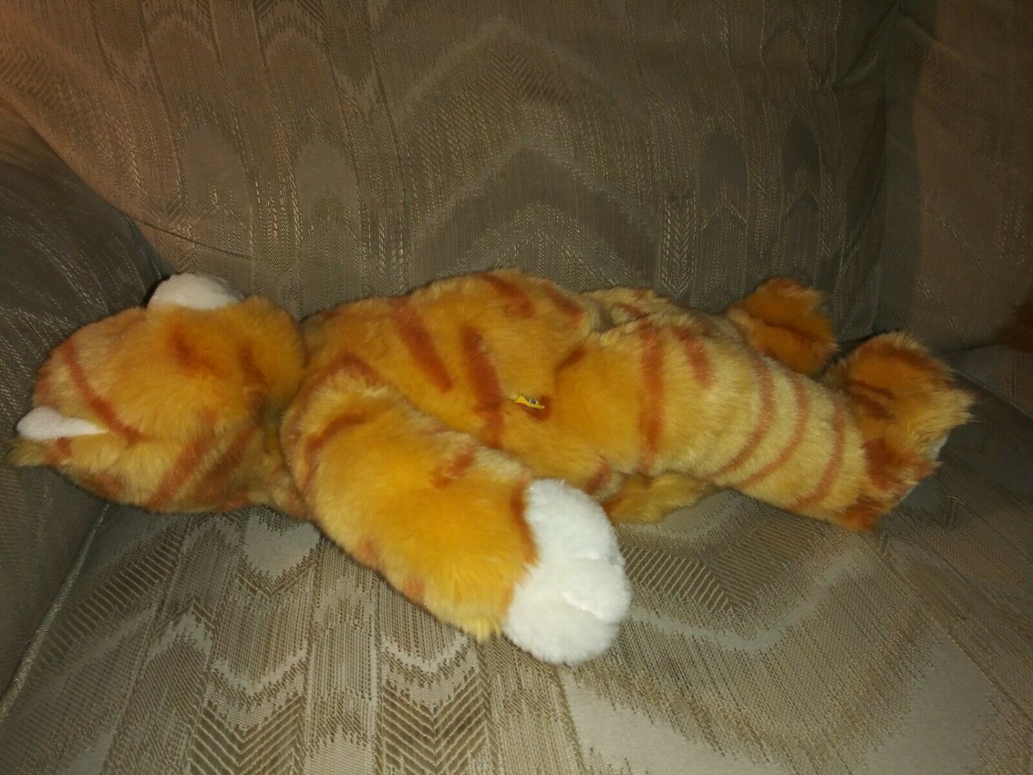 orange tabby cat plush