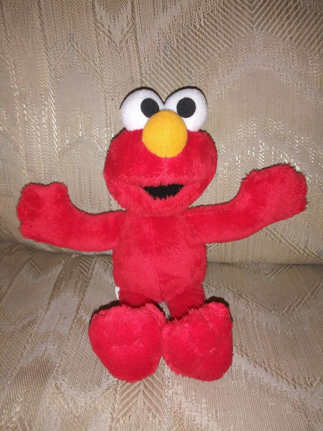 Sesame Street Elmo Plush 9" Red Monster Cloth Eyes Stuffed