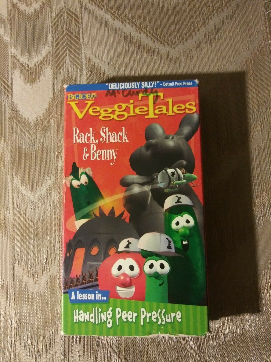 VeggieTales Rack Shack & Benny VHS A Lesson In Handling Peer Pressure ...