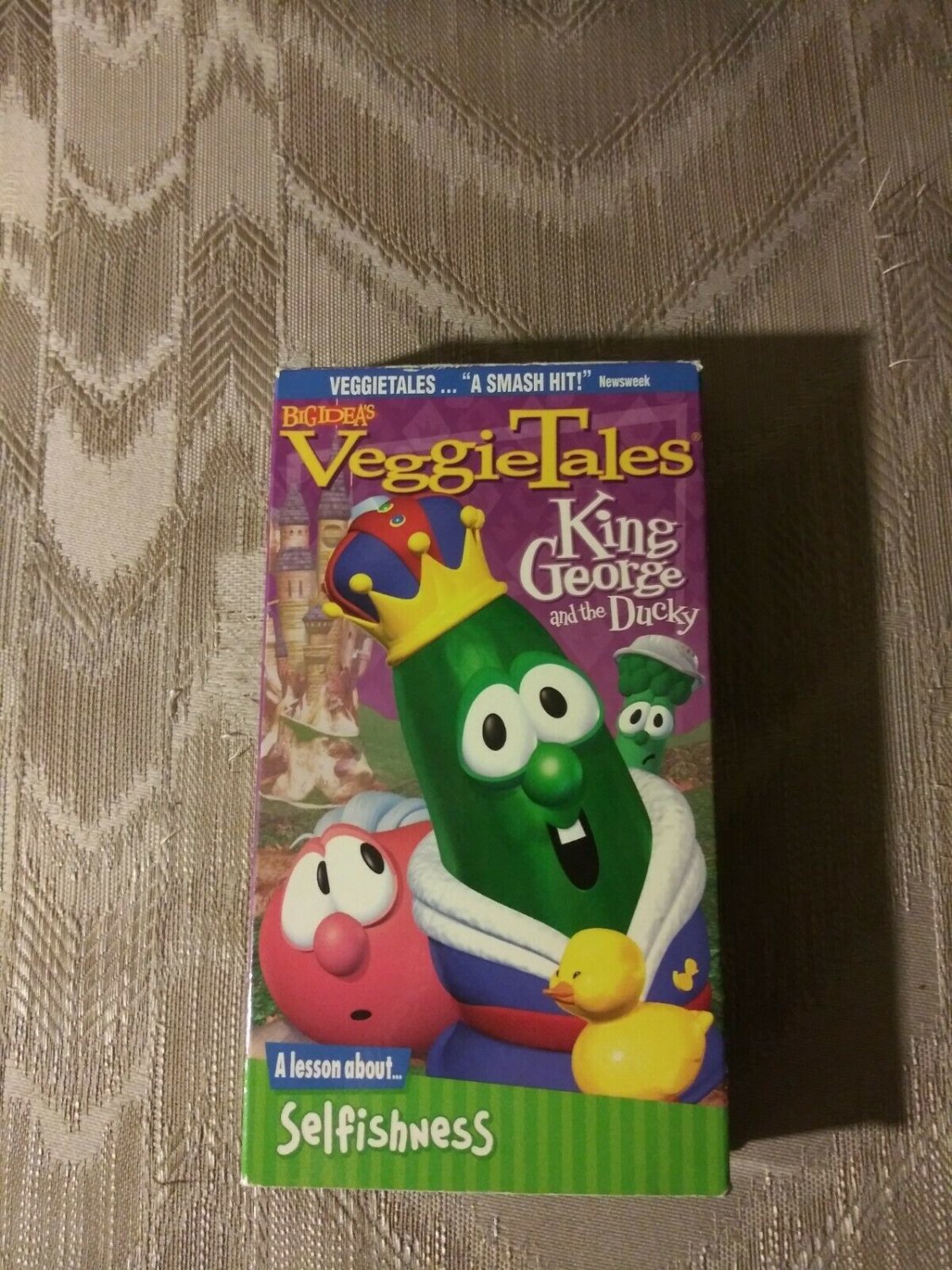 VeggieTales King George & The Ducky VHS A Lesson About Selfishness Big ...