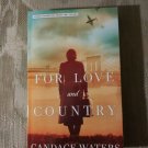 For Love & Country By Candace Waters ARC Uncorrected Proof Historical Fiction...